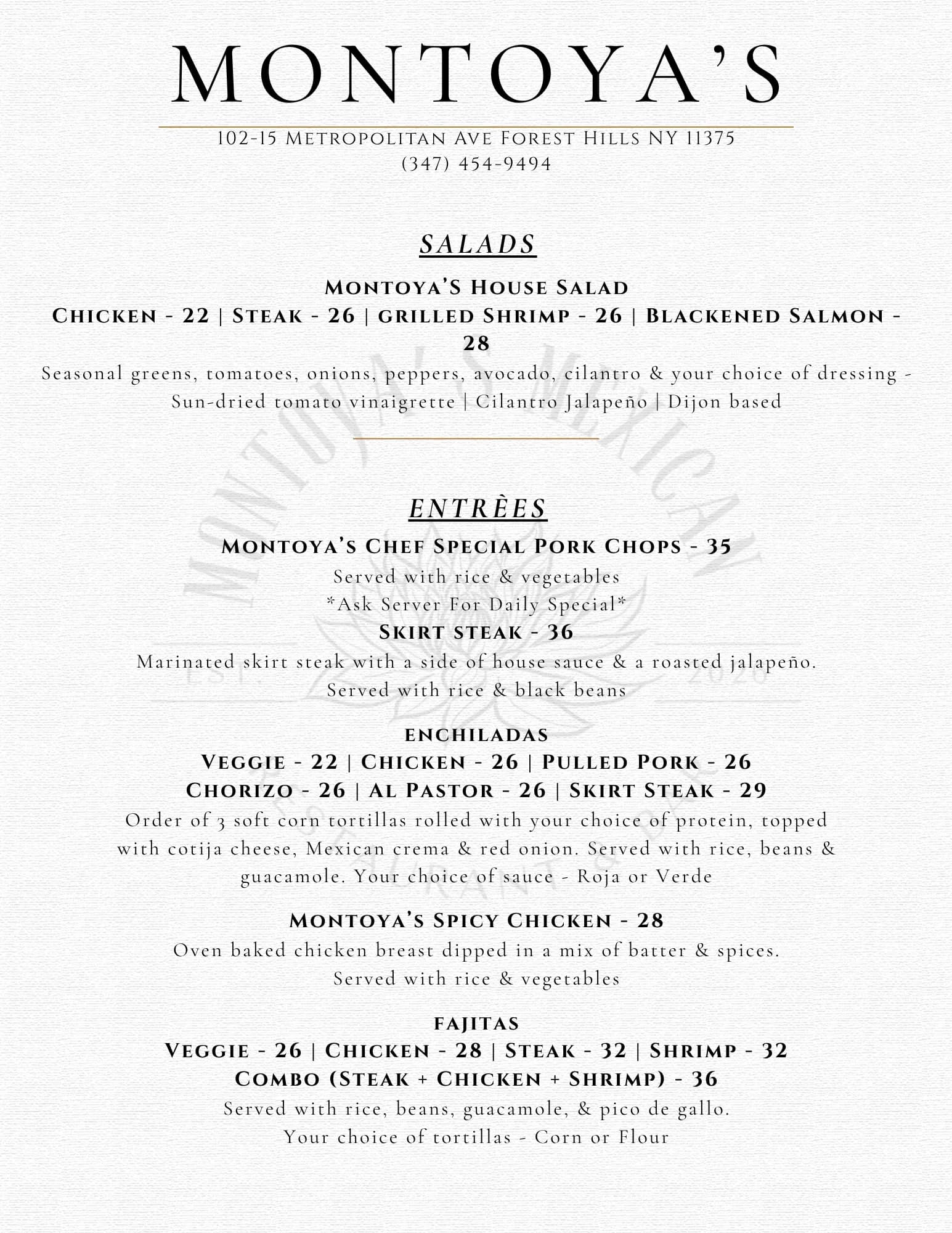 Menu Book
